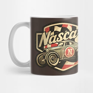 Vintage NASCAR Car Mug